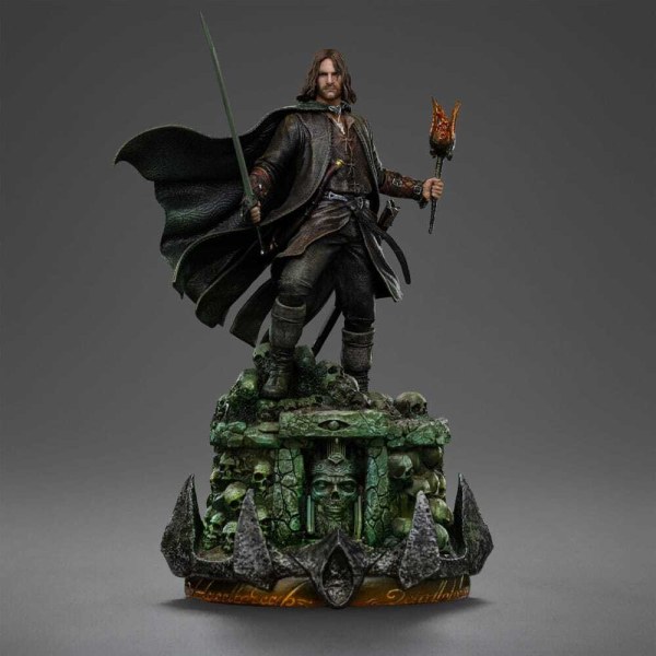 Het Aragorn Unleashed standbeeld uit Lord of the Rings, Art Scale 1/10, 31 cm.