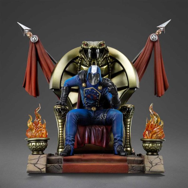GI Joe beeldje 1/10 Art Scale Cobra Commander 25 cm