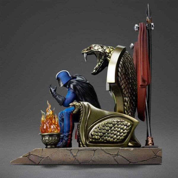GI Joe beeldje 1/10 Art Scale Cobra Commander 25 cm