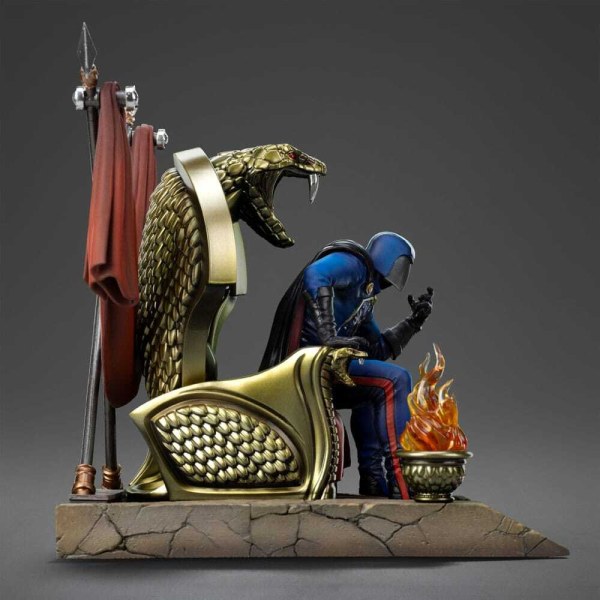 GI Joe beeldje 1/10 Art Scale Cobra Commander 25 cm