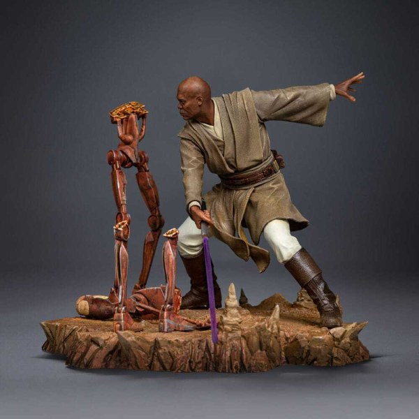 Star Wars beeldje 1/10 Art Scale Mace Windu 18 cm