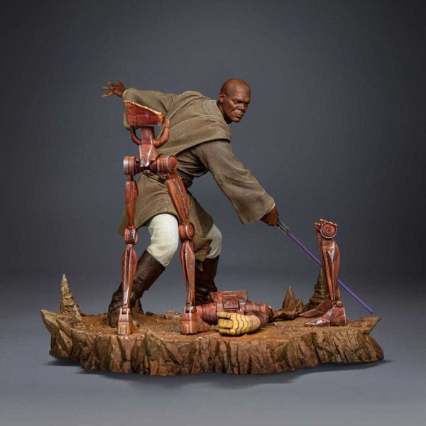 Star Wars beeldje 1/10 Art Scale Mace Windu 18 cm