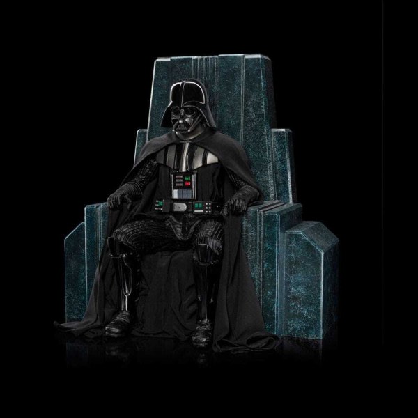 Star Wars beeldje 1/10 Art Scale Darth Vader op troon 18 cm