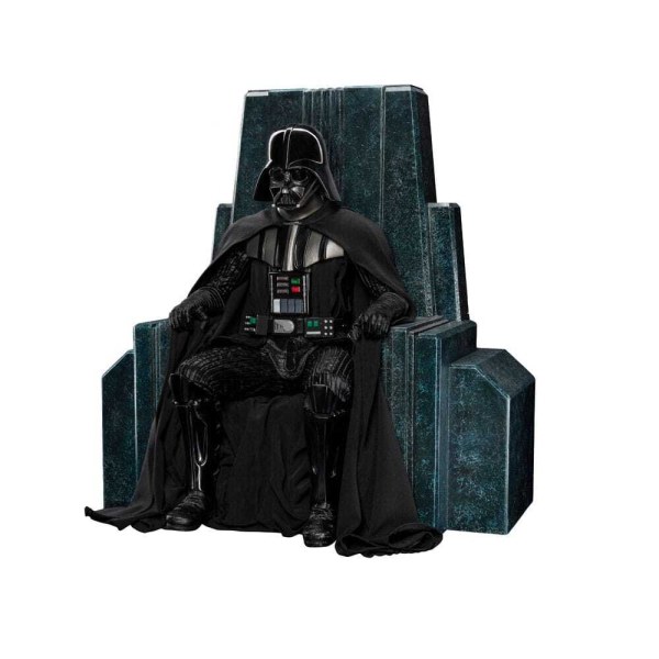 Star Wars beeldje 1/10 Art Scale Darth Vader op troon 18 cm