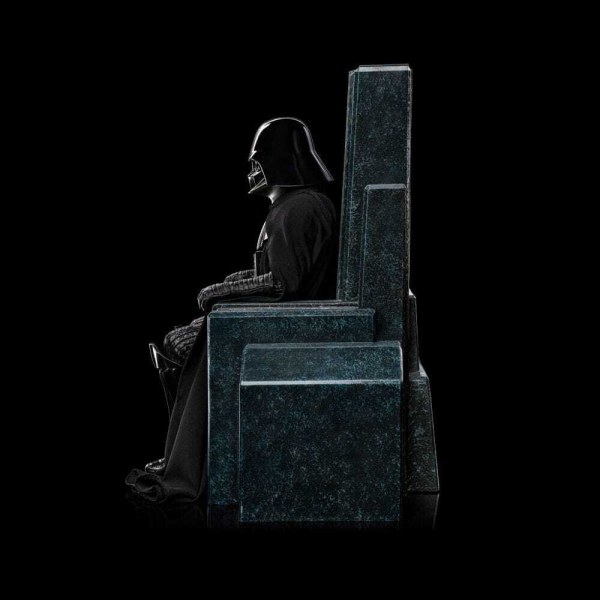 Star Wars beeldje 1/10 Art Scale Darth Vader op troon 18 cm