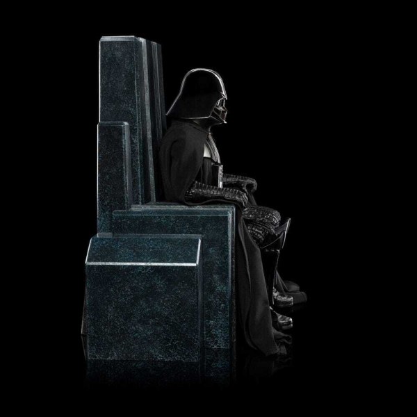 Star Wars beeldje 1/10 Art Scale Darth Vader op troon 18 cm