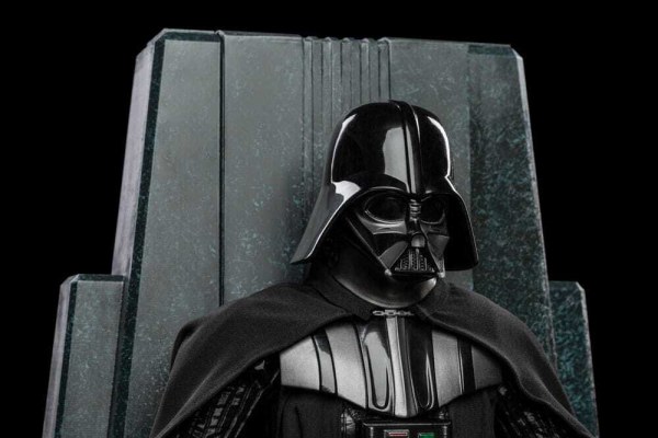 Star Wars beeldje 1/10 Art Scale Darth Vader op troon 18 cm