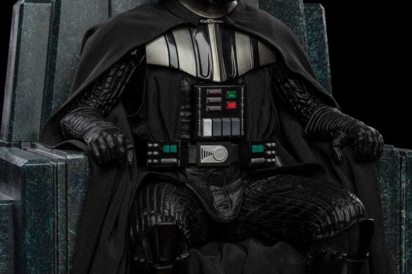 Star Wars beeldje 1/10 Art Scale Darth Vader op troon 18 cm