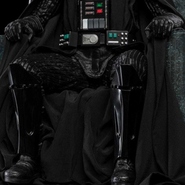 Star Wars beeldje 1/10 Art Scale Darth Vader op troon 18 cm