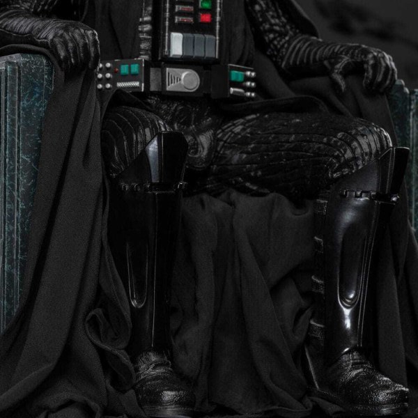 Star Wars beeldje 1/10 Art Scale Darth Vader op troon 18 cm