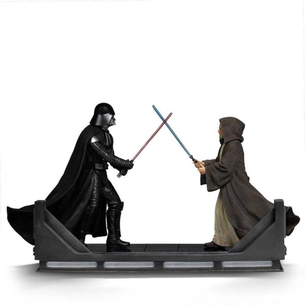 Star Wars -beeldje 1/10 Deluxe Art Scale Darth Vader Vs Obi-Wan Kenobi (CCXP Exclusive 2025) 24 cm