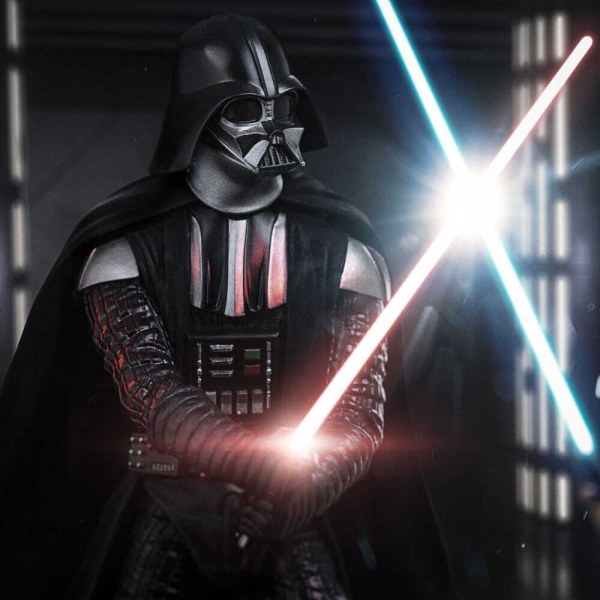 Star Wars -beeldje 1/10 Deluxe Art Scale Darth Vader Vs Obi-Wan Kenobi (CCXP Exclusive 2025) 24 cm