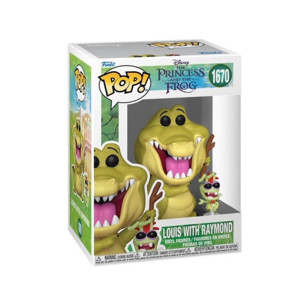 FUNKO POP! 1670 Louis en Raymond - Disney De prinses en de kikker