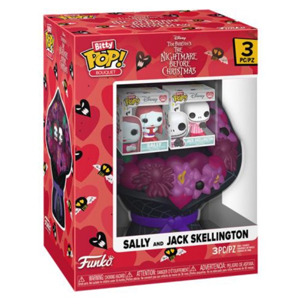Bitty Pop Valentijnsboeket Jack & Sally - Disney Nightmare Before Christmas