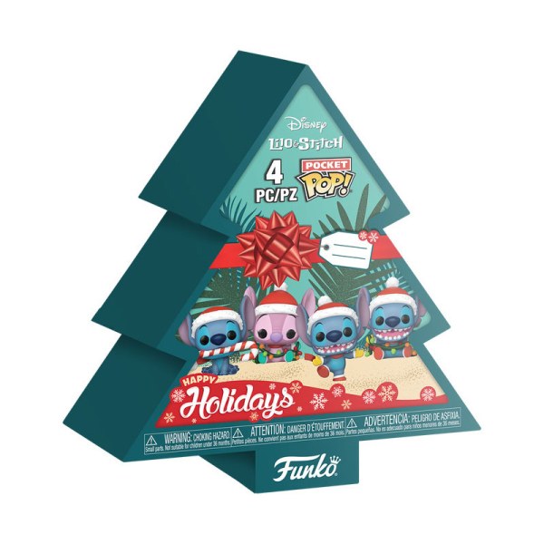 Pocket Pop Stitch Holiday 4-Pack Kerstmis - Disney Lilo & Stitch