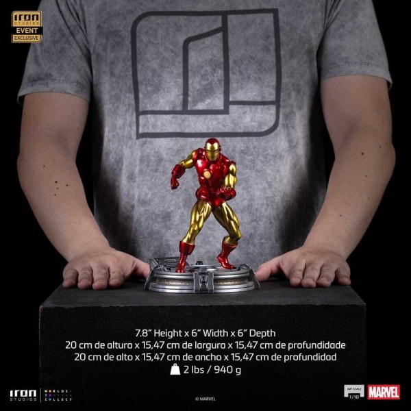 Iron Man Art Scale 20 cm - Iron Studios Marvel