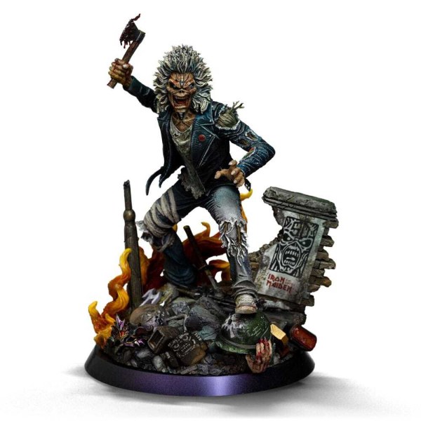 Eddie Art Scale 22 cm - Iron Studios Iron Maiden 50-jarig jubileum
