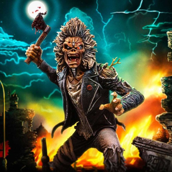 Eddie Art Scale 22 cm - Iron Studios Iron Maiden 50-jarig jubileum
