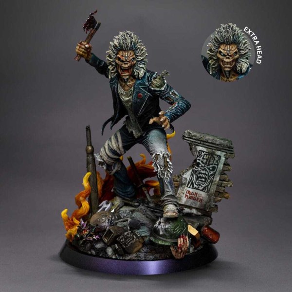 Eddie Art Scale 22 cm - Iron Studios Iron Maiden 50-jarig jubileum