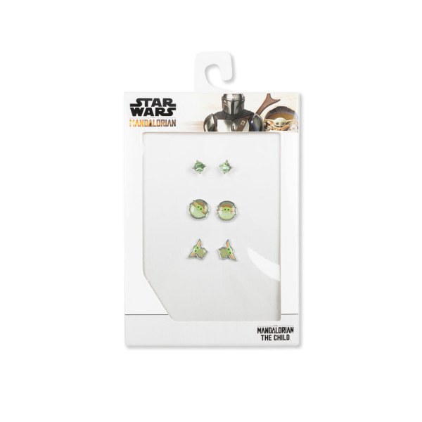 Set van 3 paar Baby Yoda Star Wars oorbellen