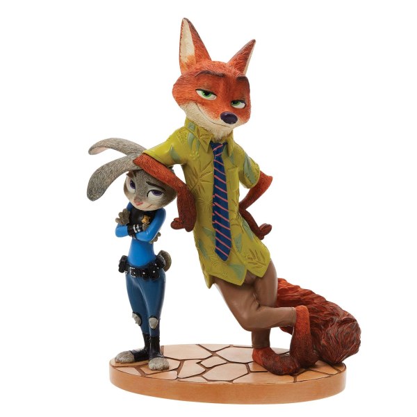 Nick Wilde & Judy Hopps beeldje – Zootopia - Disney Showcase collectie