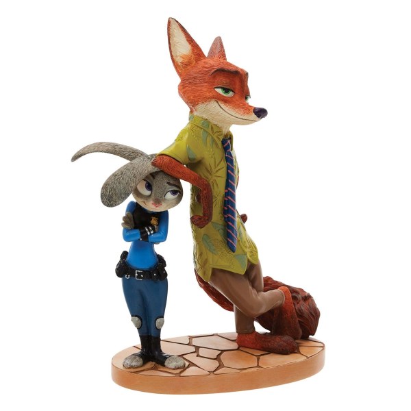 Nick Wilde & Judy Hopps beeldje – Zootopia - Disney Showcase collectie