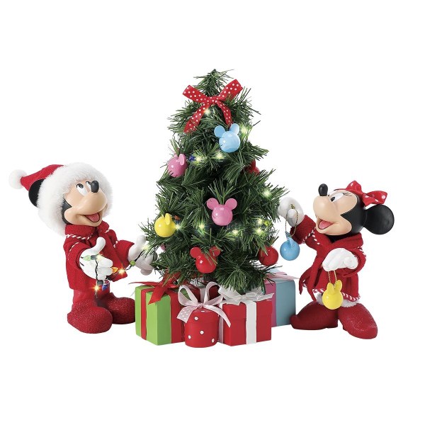 MICKEY & MINNIE MUIS DECORATIE - DISNEY DEPARTMENT 56