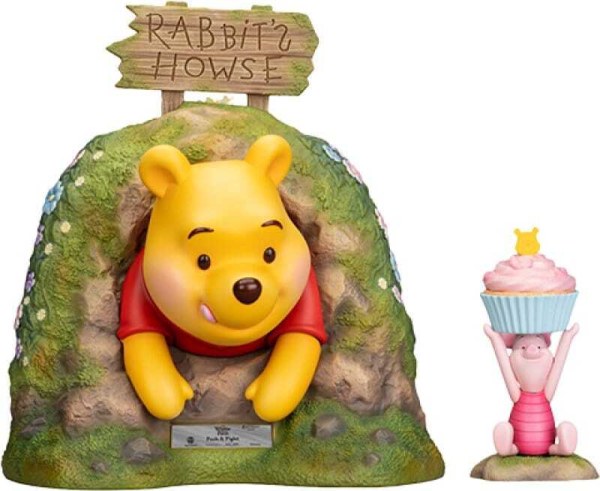 Disney Master Craft Winnie de Pooh & Knorretje beeldje 33 cm