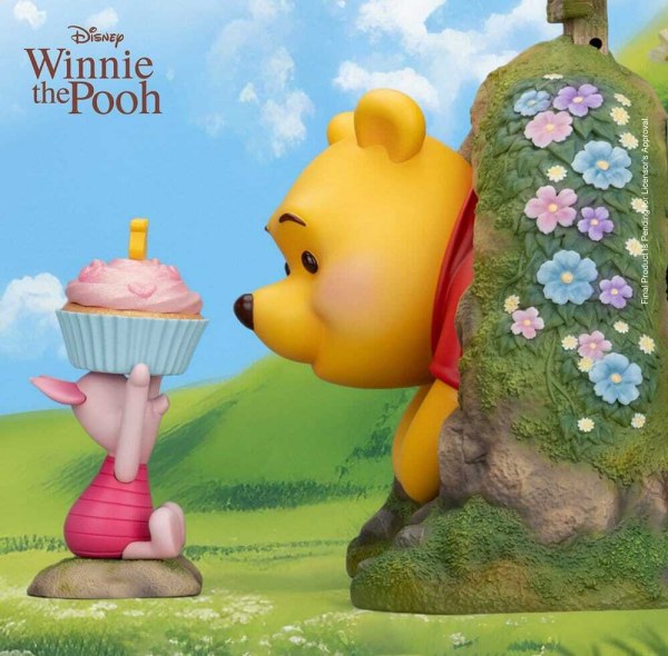 Disney Master Craft Winnie de Pooh & Knorretje beeldje 33 cm