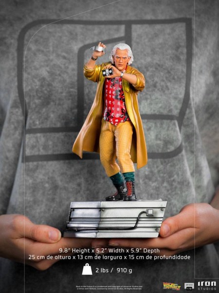 Back to the Future Part II 1/10 Art Scale Doc Brown beeldje 25 cm