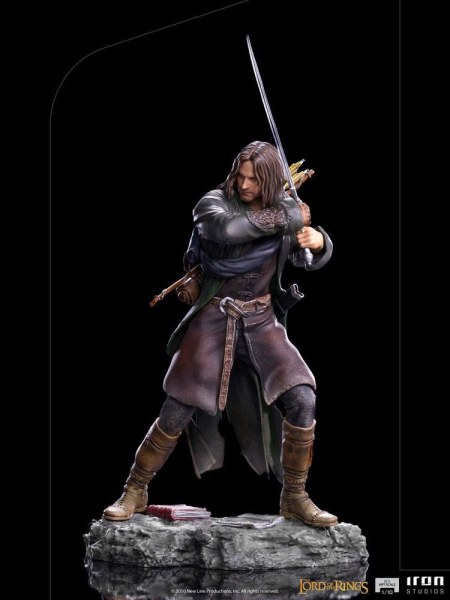 Het Lord of the Rings-beeldje op schaal 1/10 van BDS Art Scale, Aragorn, 24 cm.