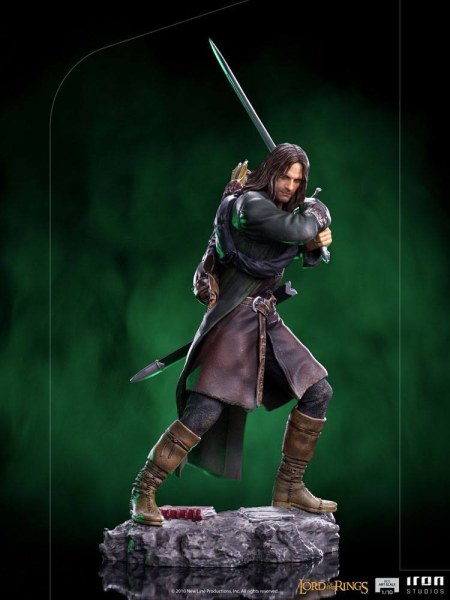 Het Lord of the Rings-beeldje op schaal 1/10 van BDS Art Scale, Aragorn, 24 cm.
