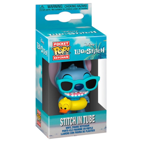 Pocket POP sleutelhanger Disney Lilo & Stitch - Stitch in een koker