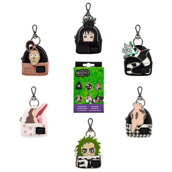 Mysterie sleutelhanger – Loungefly Mini Rugzak – Beetlejuice