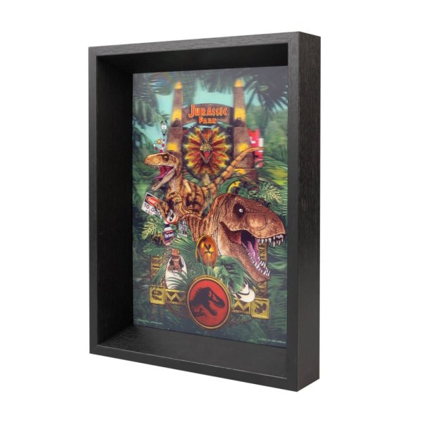 Ingelijste Lenzichtig print van Jurassic Park