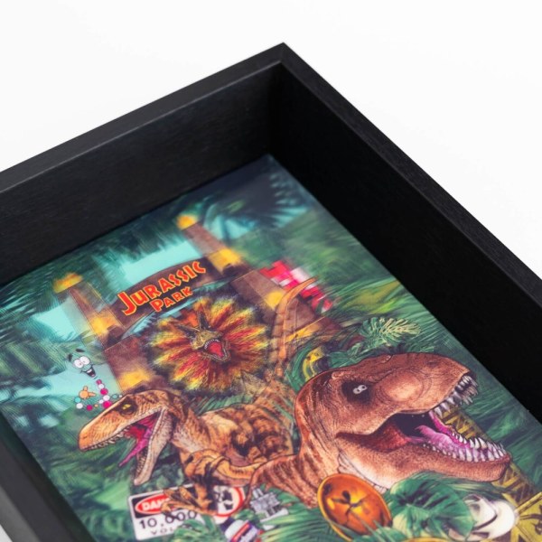 Ingelijste Lenzichtig print van Jurassic Park