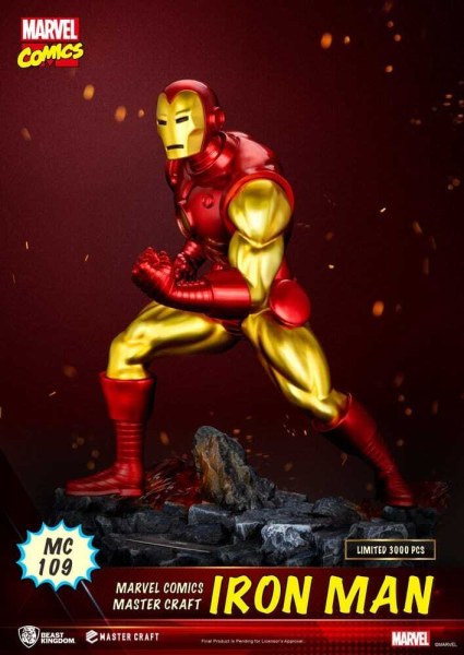 Marvel Comics Master Craft Iron Man beeldje 29 cm