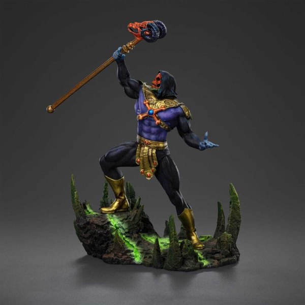 Skeletor Disco Art Scale 28 cm (exclusief verkrijgbaar bij Heo) - Iron Studios Masters of the Universe