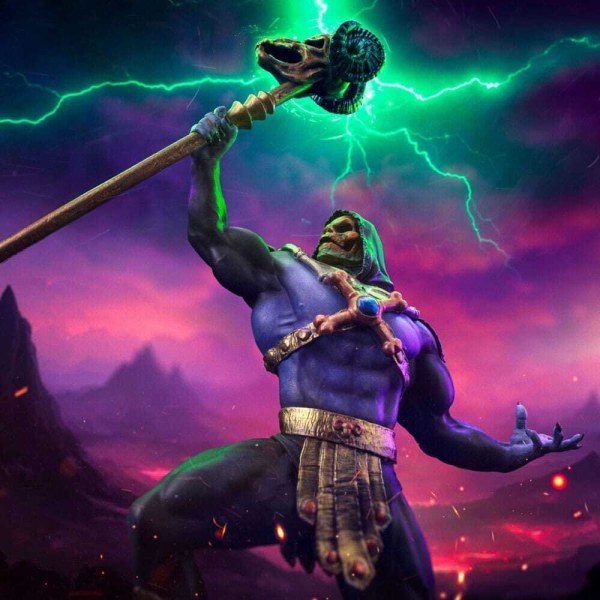 Skeletor Disco Art Scale 28 cm (exclusief verkrijgbaar bij Heo) - Iron Studios Masters of the Universe