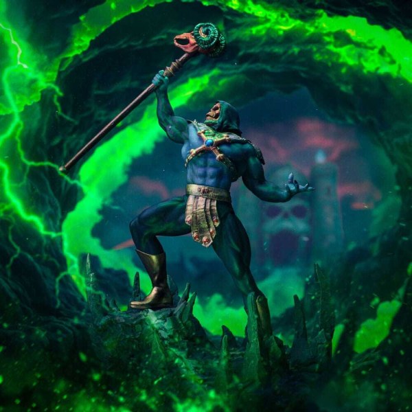 Skeletor Disco Art Scale 28 cm (exclusief verkrijgbaar bij Heo) - Iron Studios Masters of the Universe
