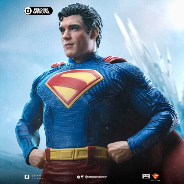 Superman & Krypto op Art Scale 32 cm - Iron Studios Superman Legacy