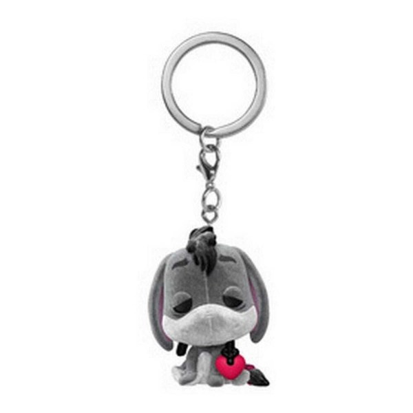 Pocket POP! sleutelhanger: Winnie de Pooh - Iejoor met hartje (fluweelachtig)