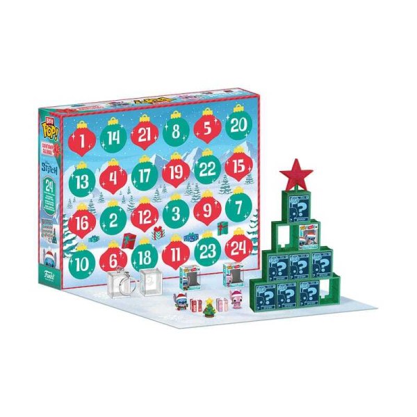 Bitty POP! Adventskalender 24 dagen Kerstmis Stitch - Disney Lilo & Stitch