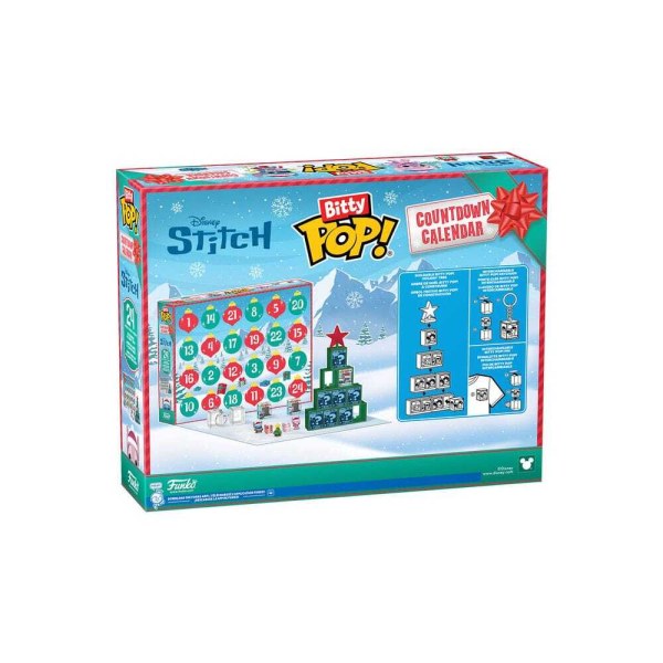Bitty POP! Adventskalender 24 dagen Kerstmis Stitch - Disney Lilo & Stitch