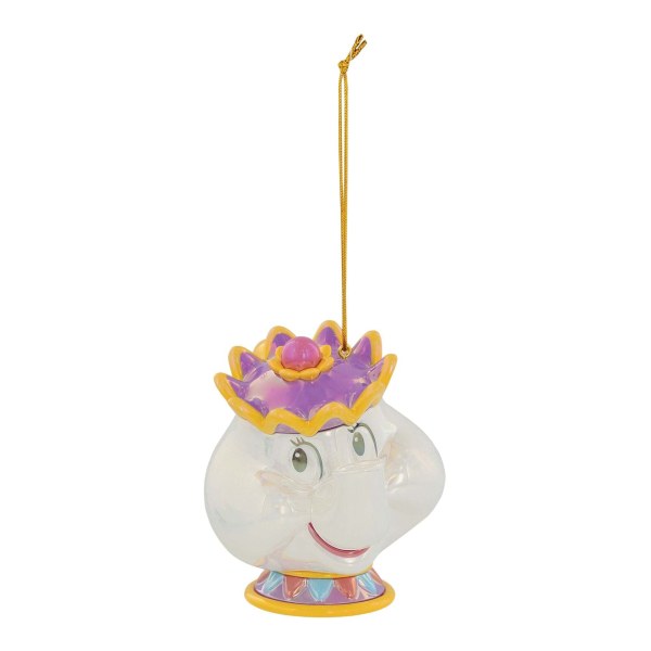 IRISEREND PVC-ORNAMENT VAN MEVROUW POTTS - DISNEY DEPARTMENT 56