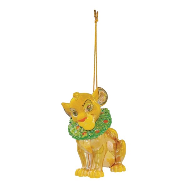SIMBA KERSTMIS IRISEREND PVC ORNAMENT - DISNEY DEPARTMENT 56