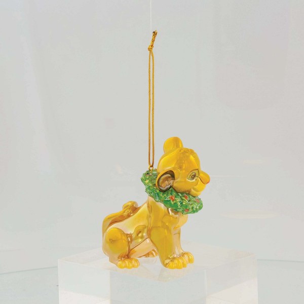 SIMBA KERSTMIS IRISEREND PVC ORNAMENT - DISNEY DEPARTMENT 56