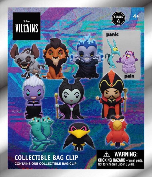 3D sleutelhangertje Schurken Serie 4 mysterie - Disney Villains