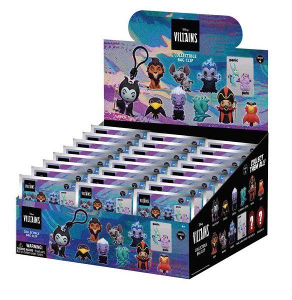 3D sleutelhangertje Schurken Serie 4 mysterie - Disney Villains