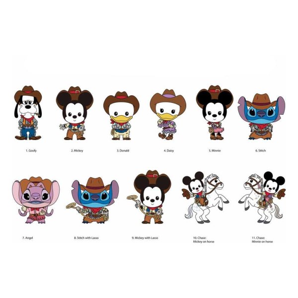 Western 3D sleutelhangerserie 72 mysterie - Disney Classic